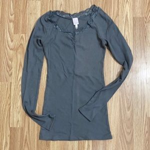 Rue 21 long sleeve thermal shirt M